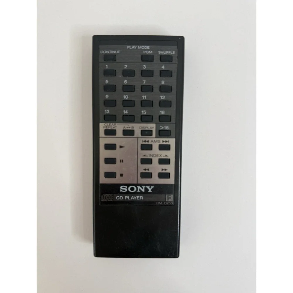 Genuine Sony RM-D250 CD Player Remote Control OEM - Tested